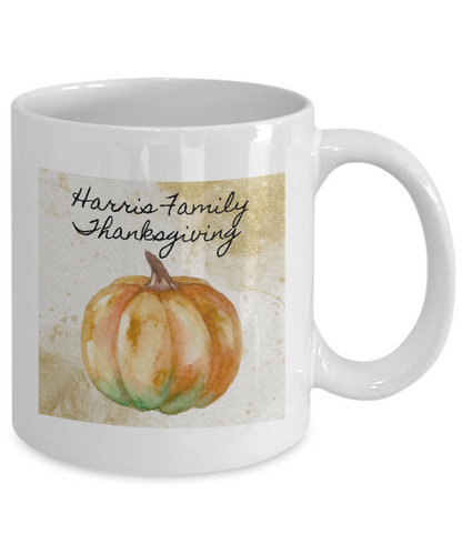 Personalized Thanksgiving Gift, Thanksgiving Coffee Mug, Thanksgiving Gift Ideas for Family