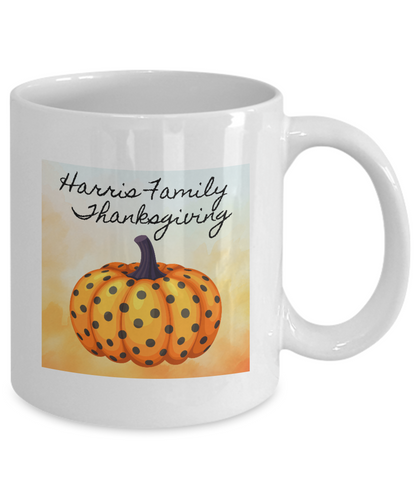 Personalized Thanksgiving Gift, Thanksgiving Mug