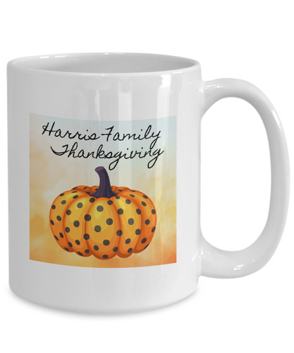 Personalized Thanksgiving Gift, Thanksgiving Mug