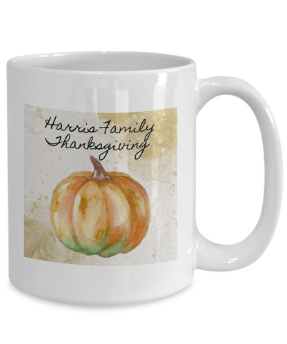 Personalized Thanksgiving Gift, Thanksgiving Coffee Mug, Thanksgiving Gift Ideas for Family