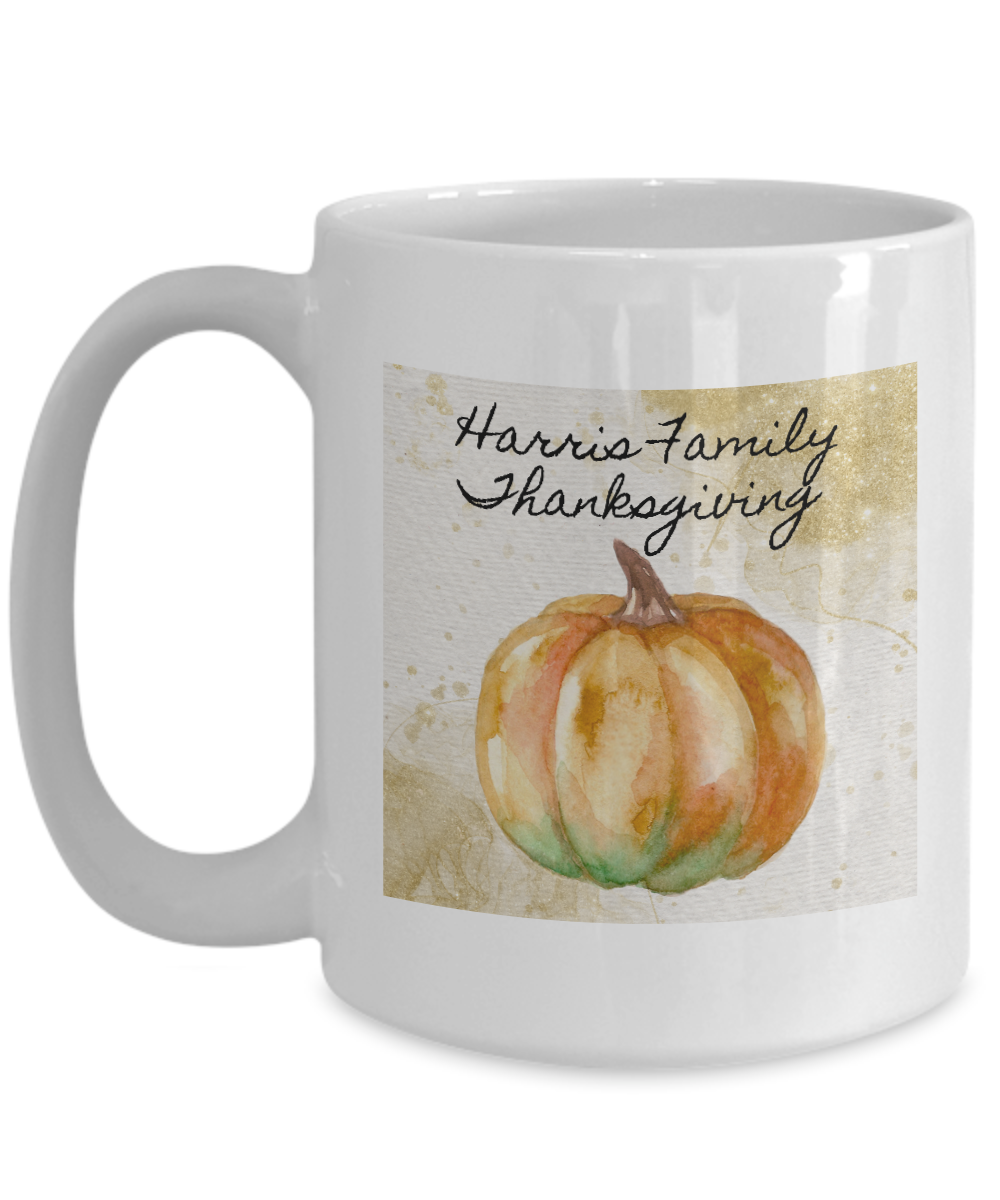 Personalized Thanksgiving Gift, Thanksgiving Coffee Mug, Thanksgiving Gift Ideas for Family