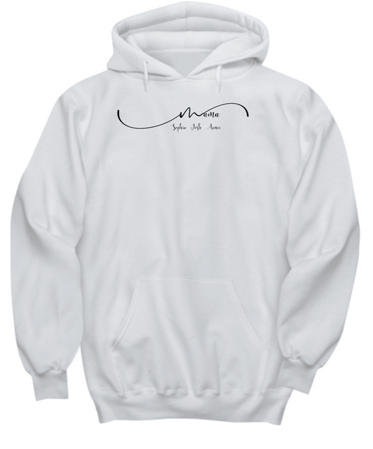 Mama Hoodie, Personalized Mom Gift, Custom Hoodie for Mom