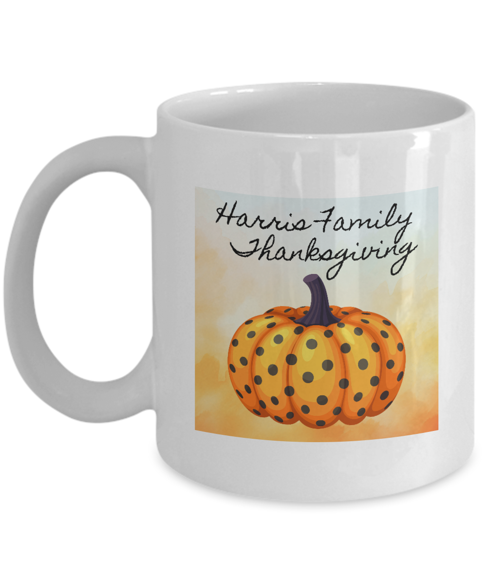 Personalized Thanksgiving Gift, Thanksgiving Mug