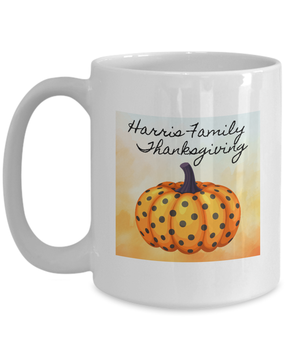 Personalized Thanksgiving Gift, Thanksgiving Mug