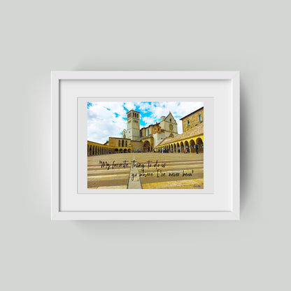 Assisi Wall Art, Italy picture, Assisi printable picture