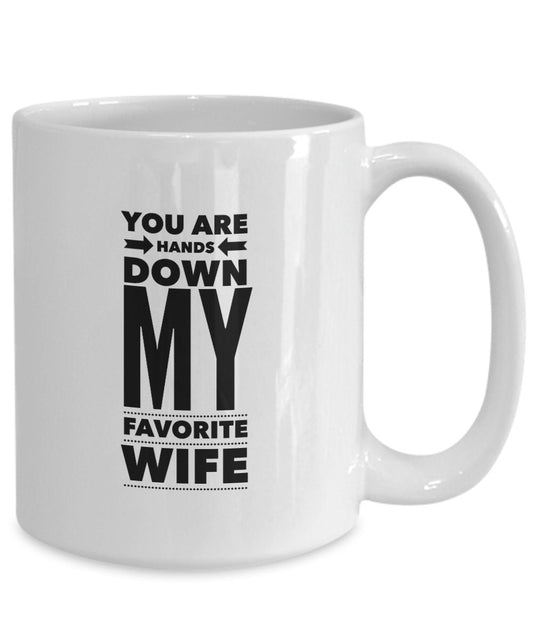 Wife coffee mug, Wife gift, Favorite wife, Funny wife mug, Gift for wife