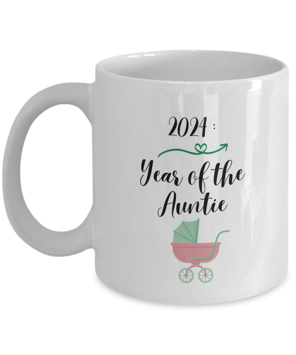 New aunt mug, Aunt gift, Aunt coffee mug, Auntie gift, Baby announcement, New auntie mug