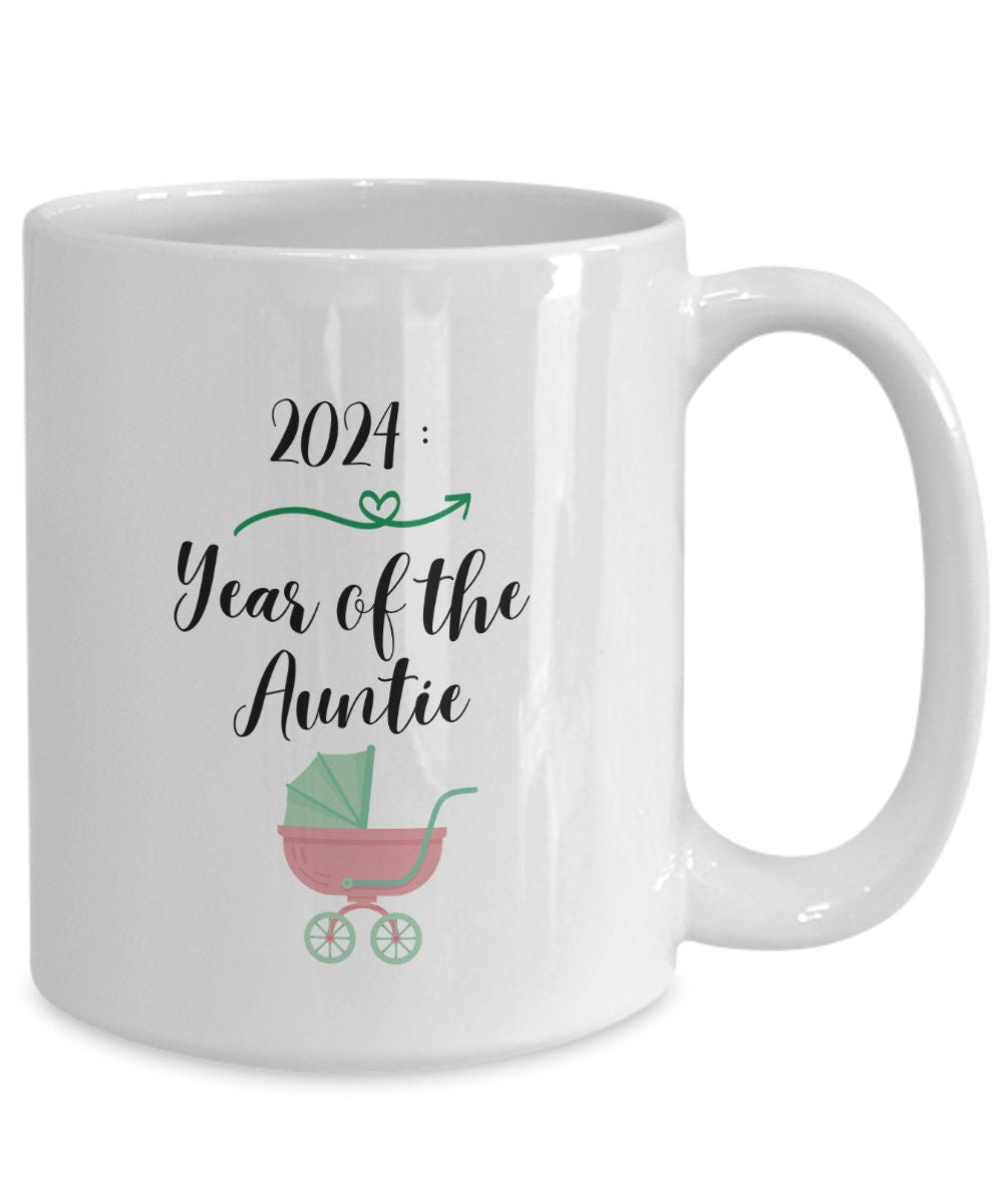 New aunt mug, Aunt gift, Aunt coffee mug, Auntie gift, Baby announcement, New auntie mug