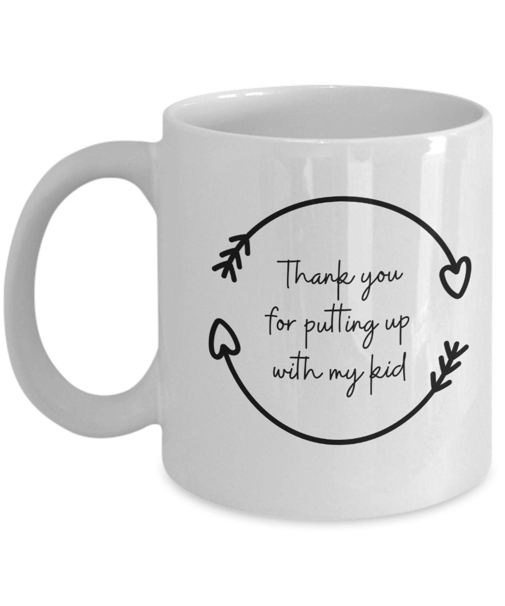 Teacher gift, Babysitter gift, Child minder thank you, Teacher mug, Babysitter thank you, Babysitter coffee mug