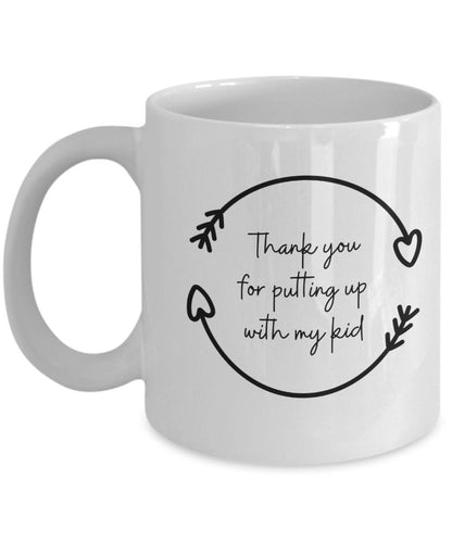 Teacher gift, Babysitter gift, Child minder thank you, Teacher mug, Babysitter thank you, Babysitter coffee mug