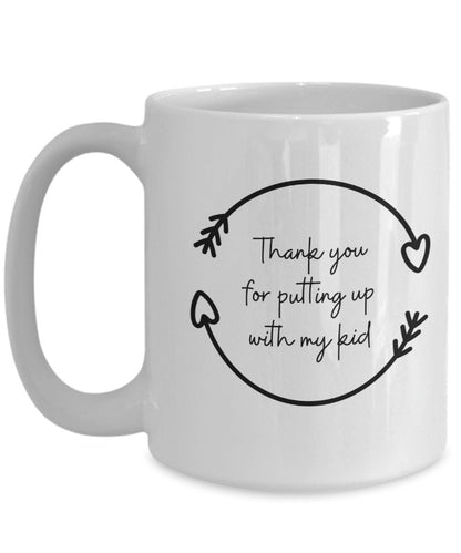 Teacher gift, Babysitter gift, Child minder thank you, Teacher mug, Babysitter thank you, Babysitter coffee mug