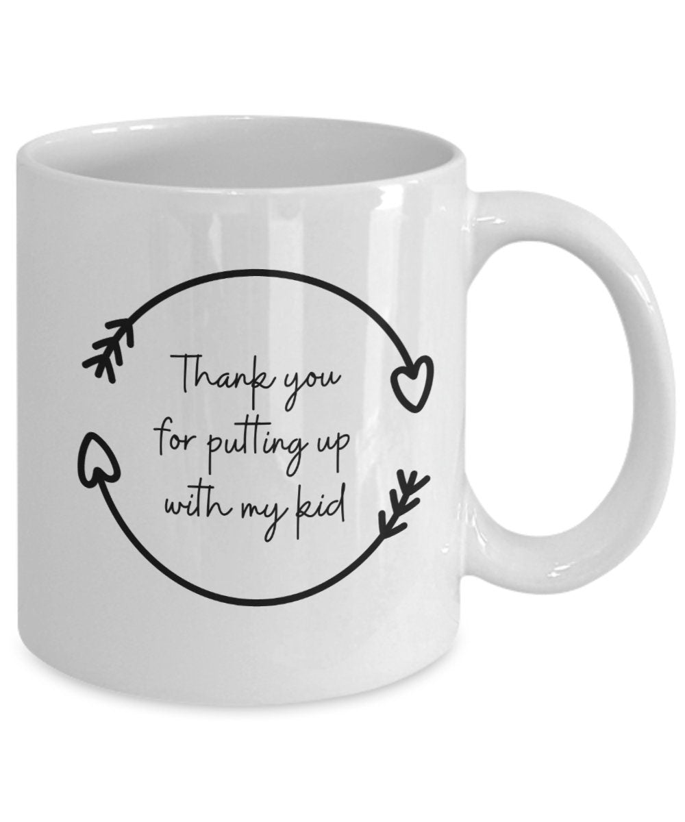 Teacher gift, Babysitter gift, Child minder thank you, Teacher mug, Babysitter thank you, Babysitter coffee mug