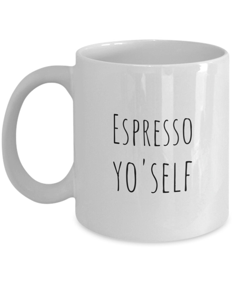 Espresso coffee mug, Espresso lover, Coffee lover, Funny coffee mug, Expresso coffee lover