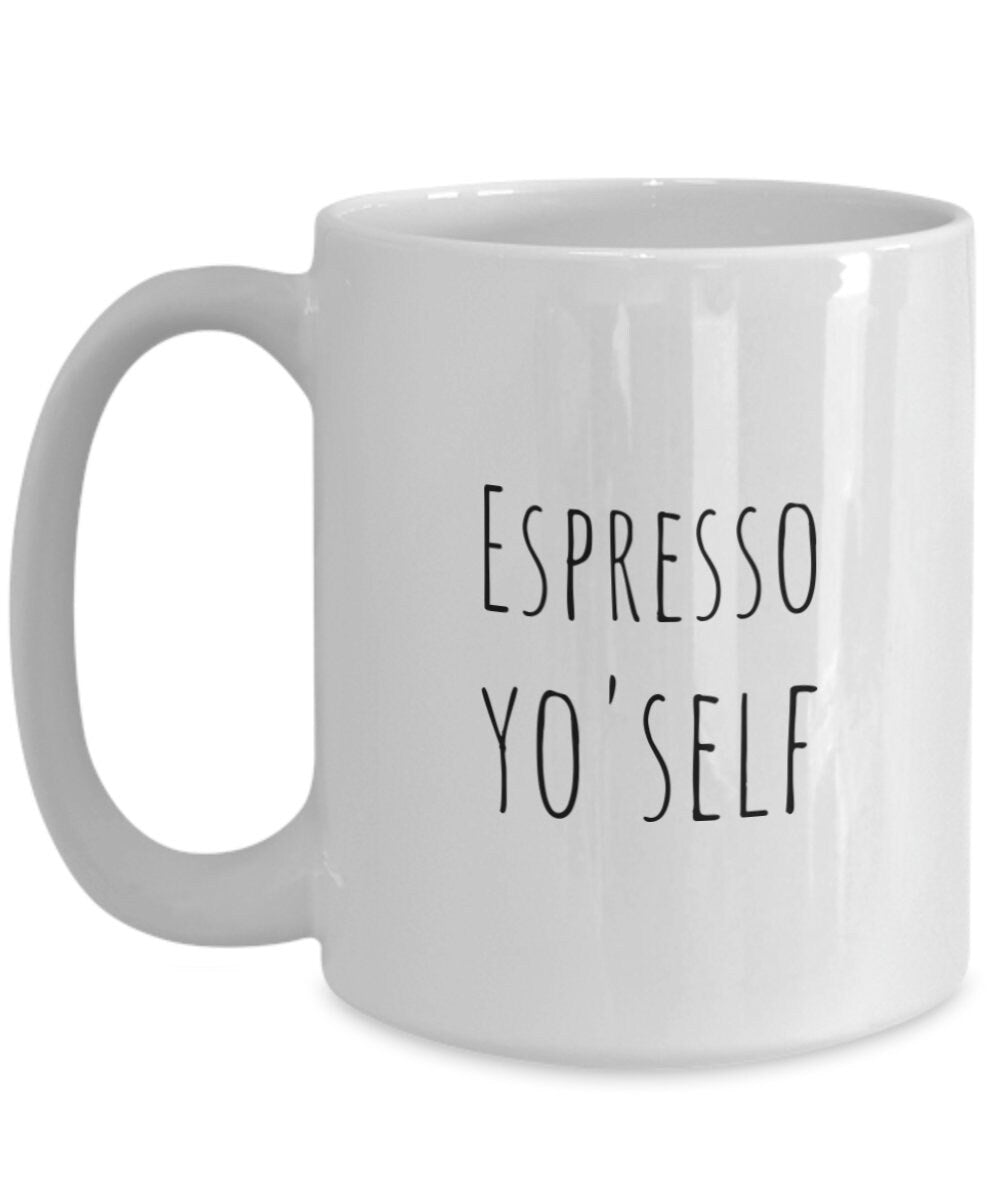 Espresso coffee mug, Espresso lover, Coffee lover, Funny coffee mug, Expresso coffee lover