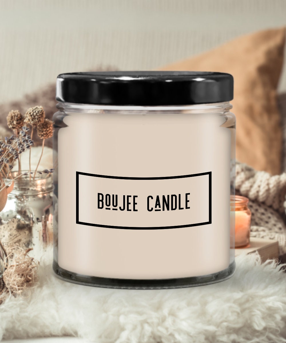 Boujee candle, Candle gift, Jar candle, Candle with lid, Travel candle