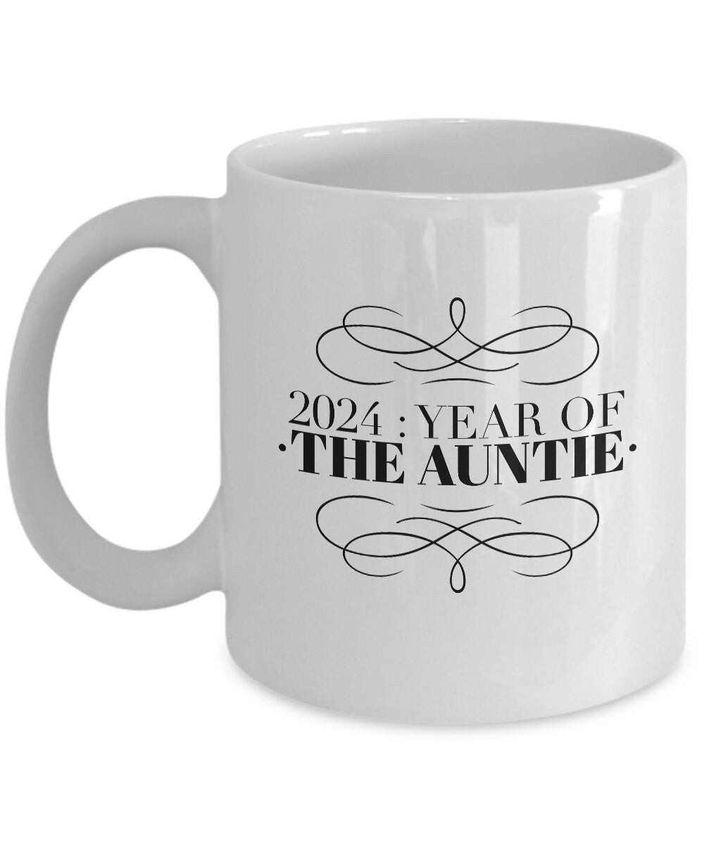 Auntie mug, New Auntie gift, Aunt gift, Aunt mug, Baby announcement mug, Baby announcement gift