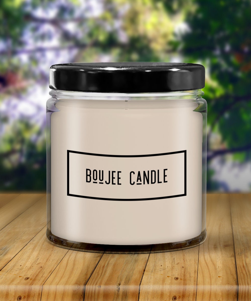 Boujee candle, Candle gift, Jar candle, Candle with lid, Travel candle