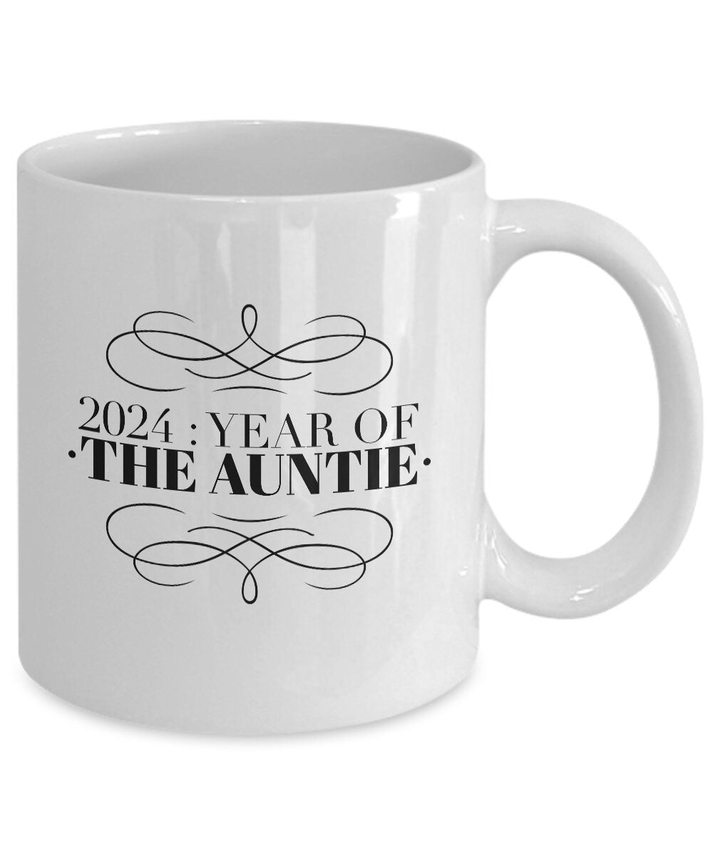 Auntie mug, New Auntie gift, Aunt gift, Aunt mug, Baby announcement mug, Baby announcement gift