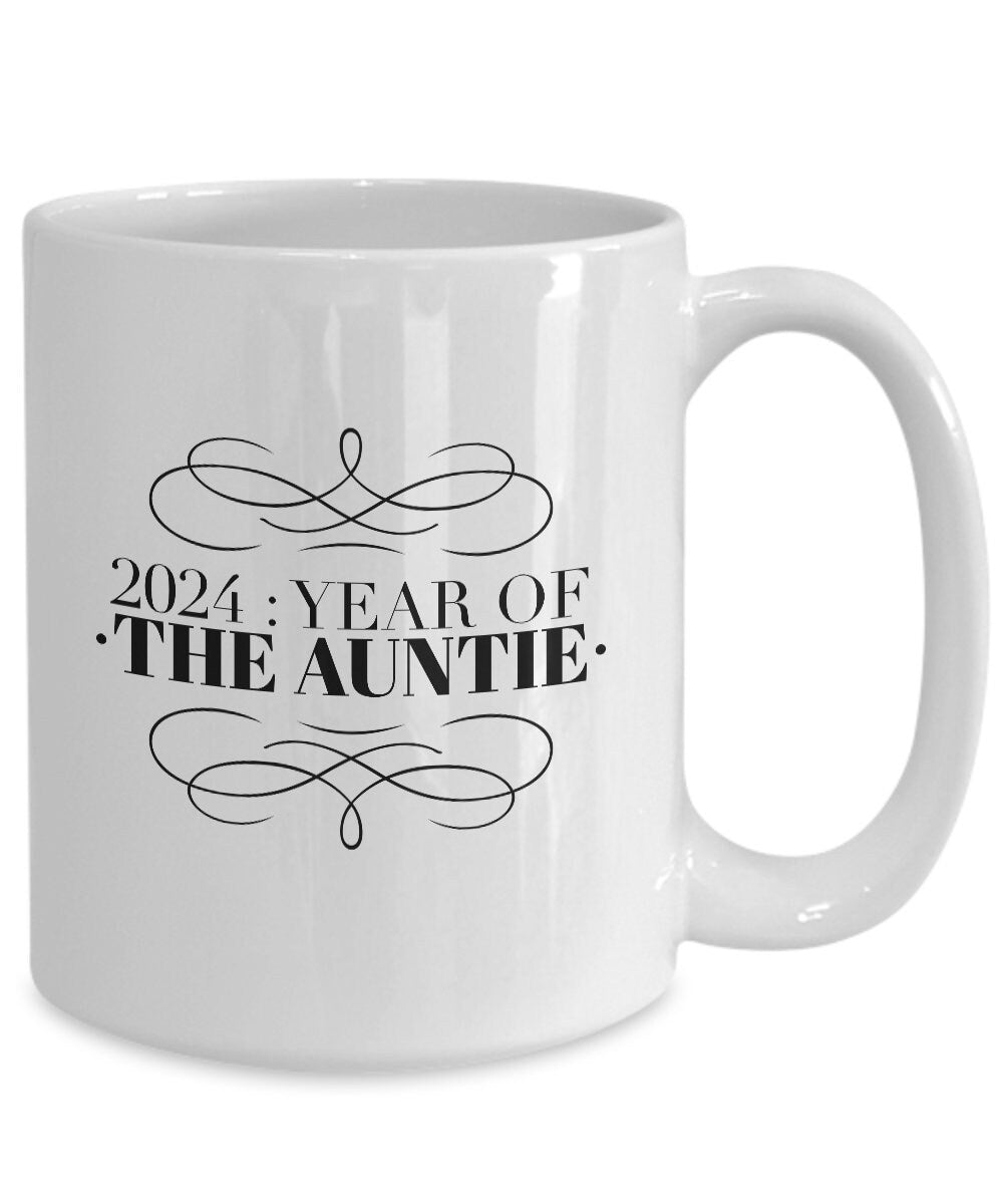 Auntie mug, New Auntie gift, Aunt gift, Aunt mug, Baby announcement mug, Baby announcement gift