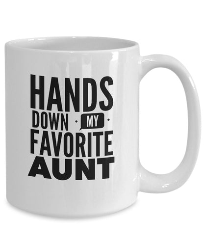 Favorite Aunt Coffee Mug, Mug for Aunt, Aunty Gift, Gift for Aunt