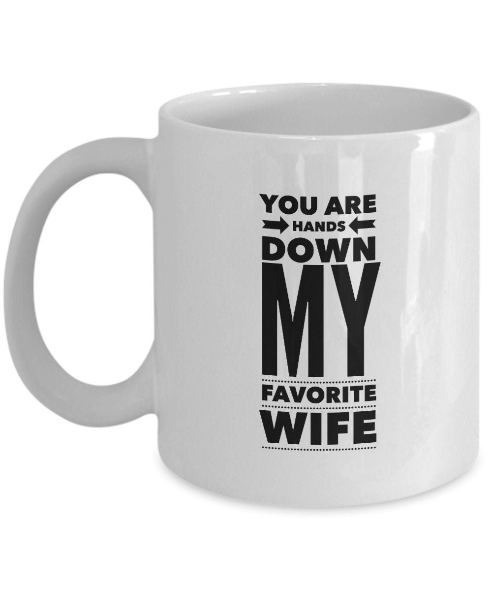 Wife coffee mug, Wife gift, Favorite wife, Funny wife mug, Gift for wife