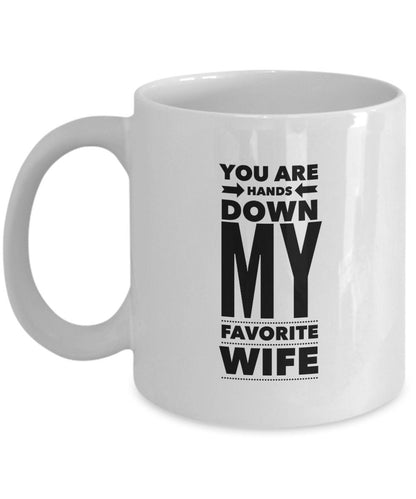 Wife coffee mug, Wife gift, Favorite wife, Funny wife mug, Gift for wife