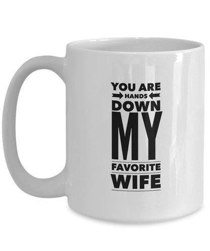 Wife coffee mug, Wife gift, Favorite wife, Funny wife mug, Gift for wife