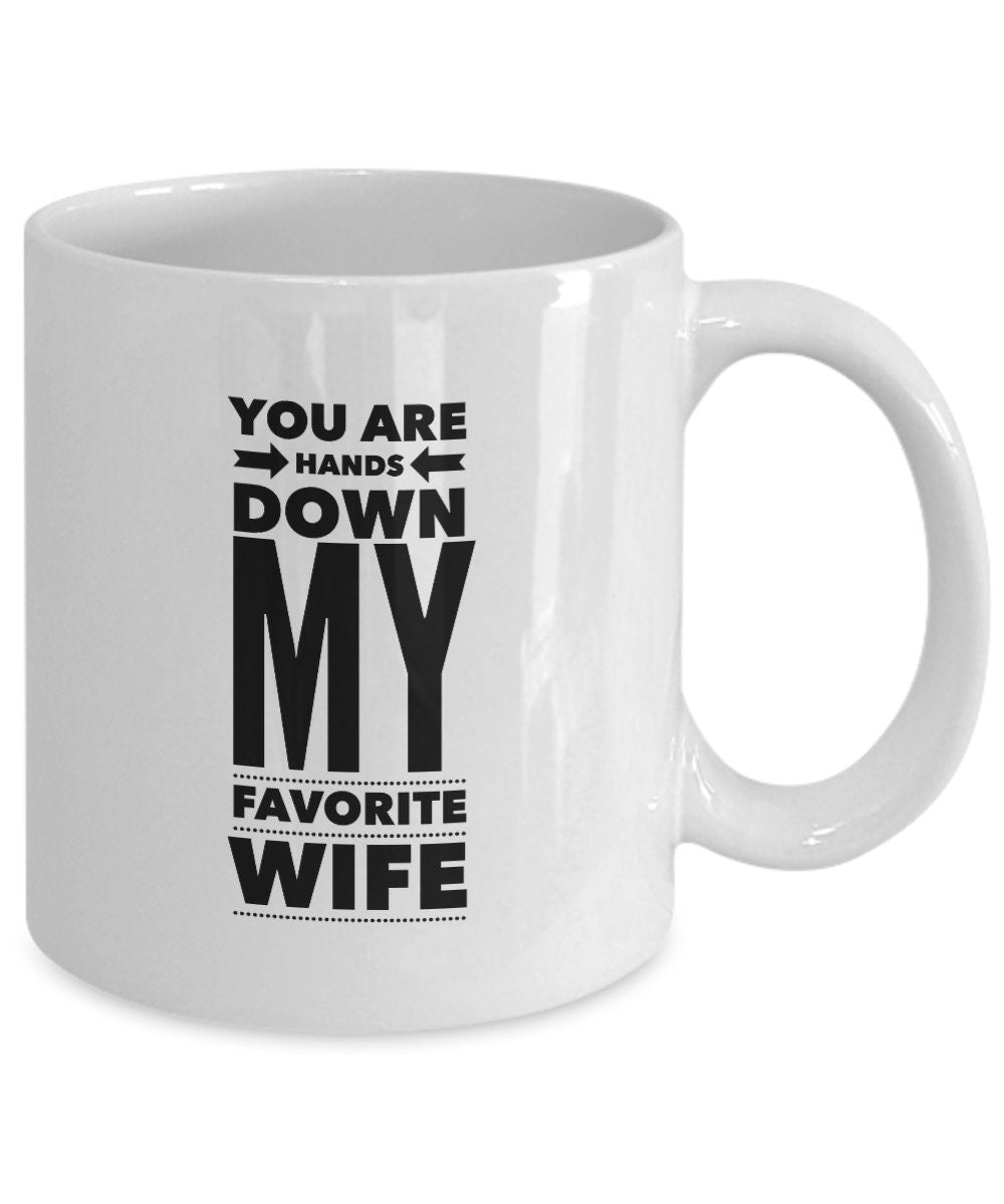 Wife coffee mug, Wife gift, Favorite wife, Funny wife mug, Gift for wife