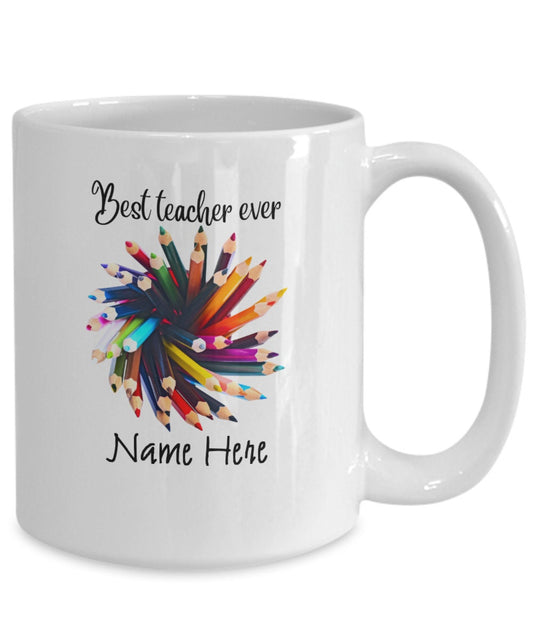 Best teacher mug, Best teacher gift, Teacher coffee mug, Personalized gift for teacher, Personalized teacher mug, Teacher gift idea