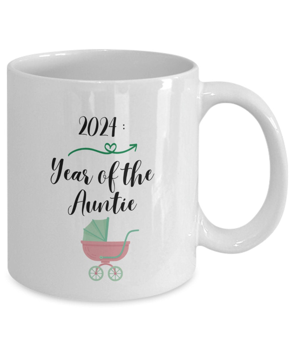 New aunt mug, Aunt gift, Aunt coffee mug, Auntie gift, Baby announcement, New auntie mug