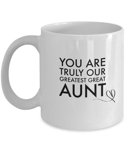 Great aunt, Great aunt gift, Great aunt coffee mug