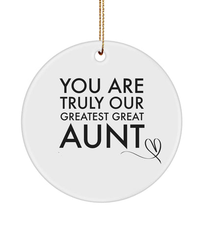 Great aunt, Great aunt gift, Great aunt ornament