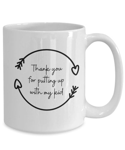 Teacher gift, Babysitter gift, Child minder thank you, Teacher mug, Babysitter thank you, Babysitter coffee mug