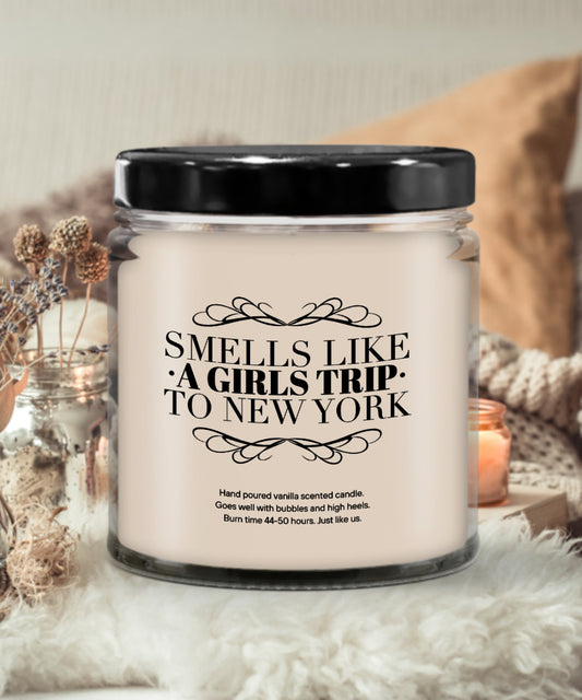 Girls Trip New York, New York City Related Gifts, New York Souvenirs, New York Candle, NYC gifts, Quirky Candles, Girls Weekend NYC