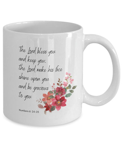 The Lord bless you, Bible verse mug, Scripture mug, Christian merch, Christian coffee mug