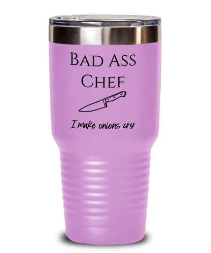 Bad Ass chef, Chef gifts, Funny Chef gift, Chef tumbler, Yes chef, Chef gift, Gag gift for chef