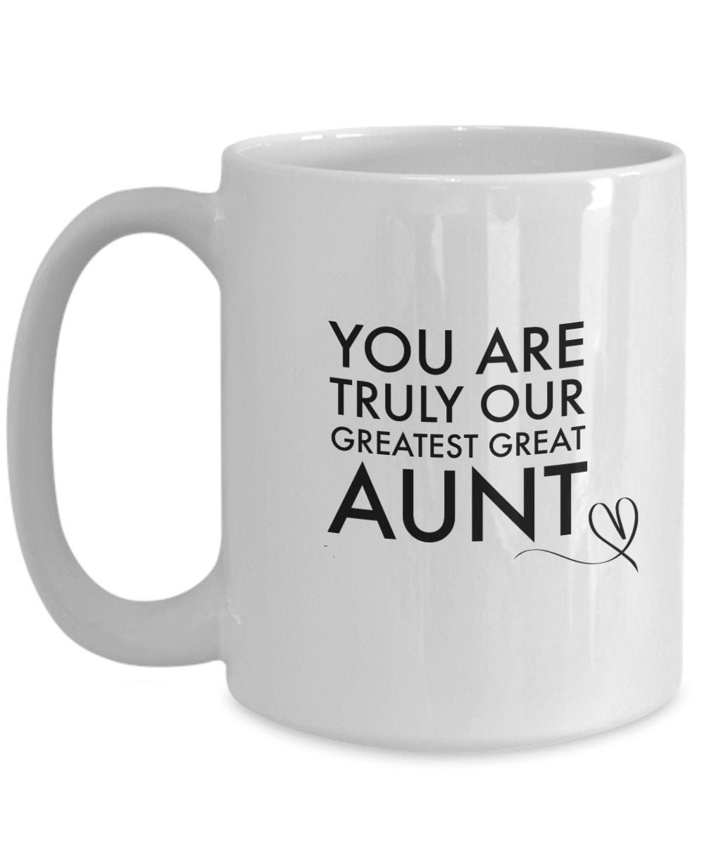 Great aunt, Great aunt gift, Great aunt coffee mug