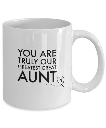 Great aunt, Great aunt gift, Great aunt coffee mug