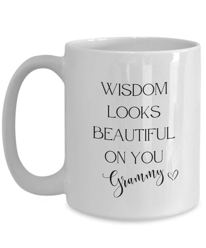 Grammy mug, Grammy gift, Wisdom coffee mug, Grandmother gift, Gift for grandma, Gift for grandmother