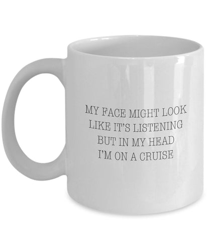 On a cruise mug, Cruise lover gift, Gag cruise gift