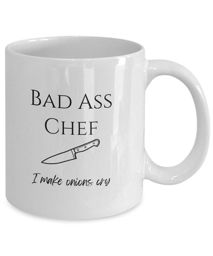 Bad Ass chef, Chef gifts, Funny Chef gift, Chef mugs, Yes chef, Chef gift, Gag gift for chef