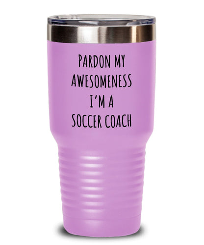 Soccer coach tumbler, Gift for soccer coach, Soccer coach birthday gifts