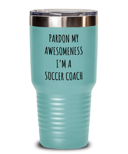 Soccer coach tumbler, Gift for soccer coach, Soccer coach birthday gifts