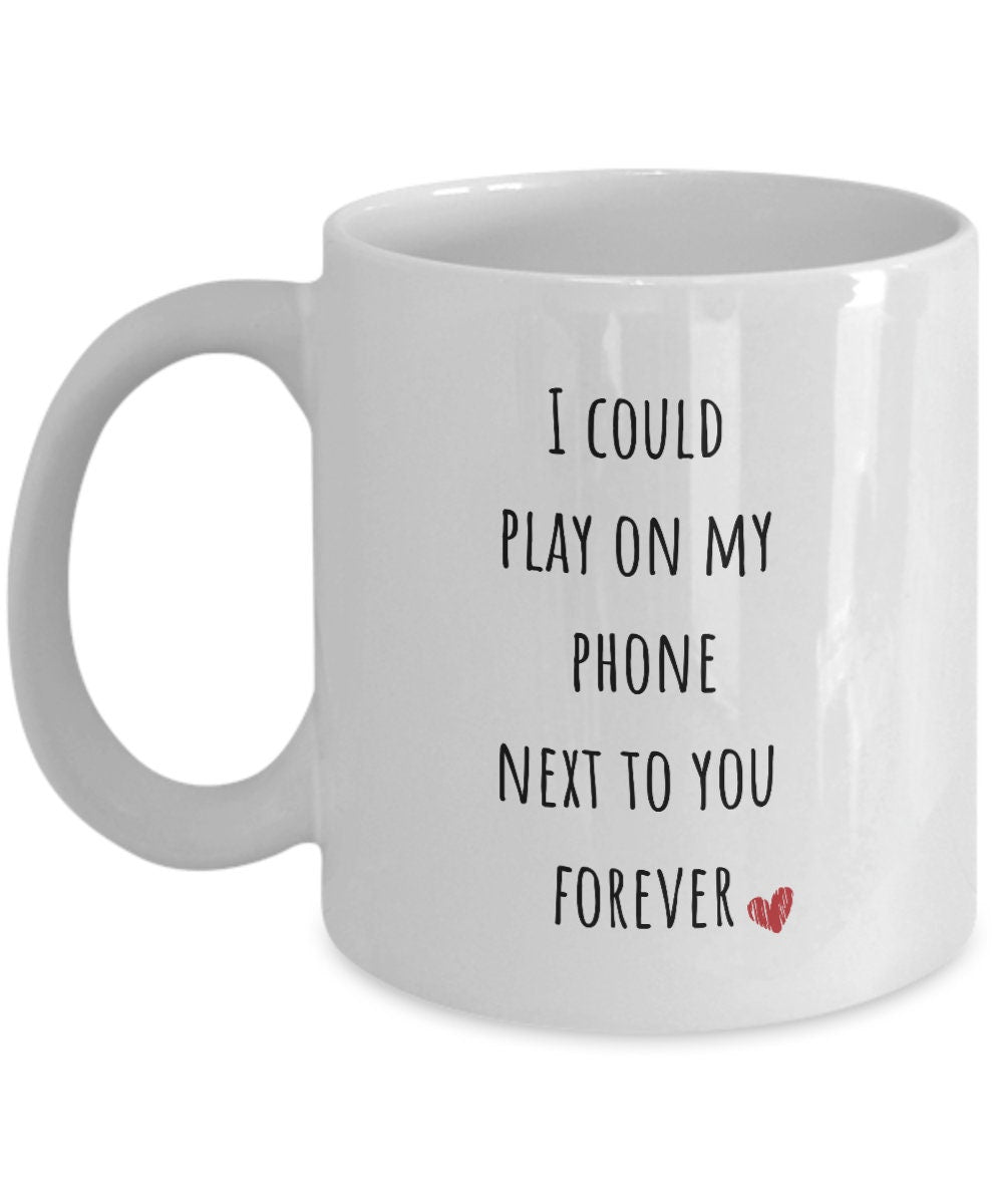 Gamer coffee mug, Funny coffee mug for phone addict, Husband gift, Gamer mug, Gamer coffee cup, Gamer gifts for husband, Gamer gifts