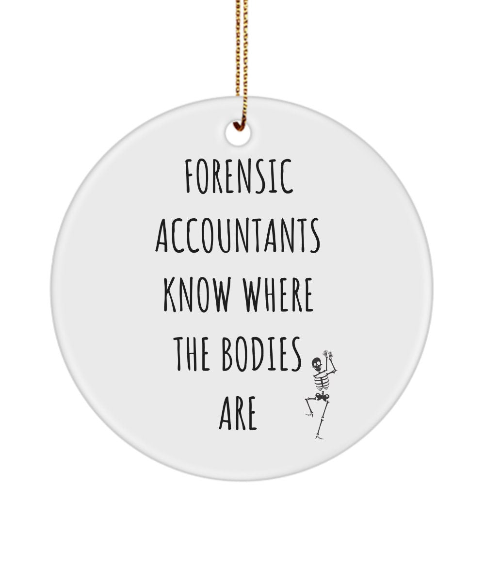 Forensic Accounting gifts, Forensic Accountant gifts, Accountant gift, Forensic Accountant ornament