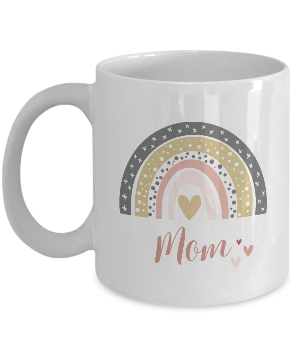 Mom mug, Mom coffee mugs, Rainbow mom, New Mom mug, mom gift, Mother's day gift, Gift for mom, Christmas gift ideas for mom