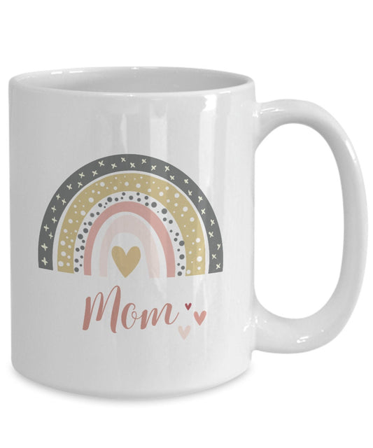 Mom mug, Mom coffee mugs, Rainbow mom, New Mom mug, mom gift, Mother's day gift, Gift for mom, Christmas gift ideas for mom