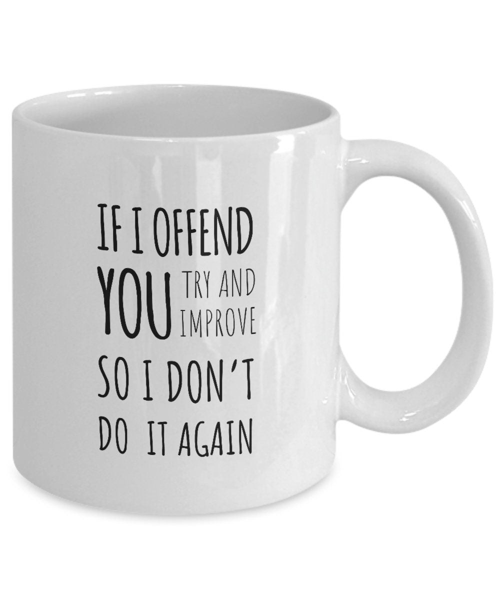 Funny Mug, Offensive Mug, Offend You Gift, Office Gift, Coworker Gift, Funny Coworker Cup