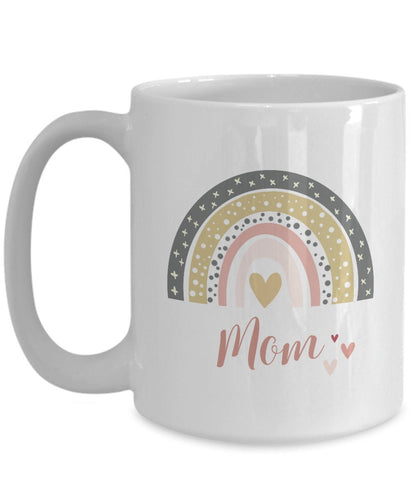 Mom mug, Mom coffee mugs, Rainbow mom, New Mom mug, mom gift, Mother's day gift, Gift for mom, Christmas gift ideas for mom