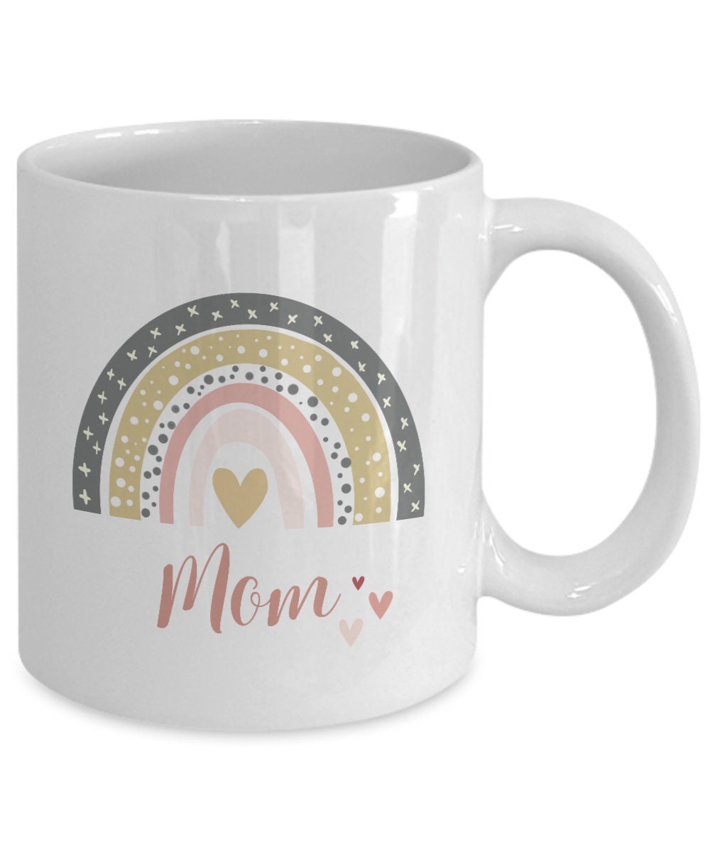 Mom mug, Mom coffee mugs, Rainbow mom, New Mom mug, mom gift, Mother's day gift, Gift for mom, Christmas gift ideas for mom